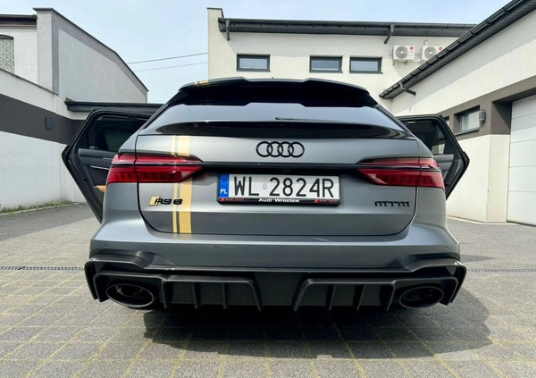 Audi RS6 cena 599999 przebieg: 49500, rok produkcji 2020 z Łódź małe 781